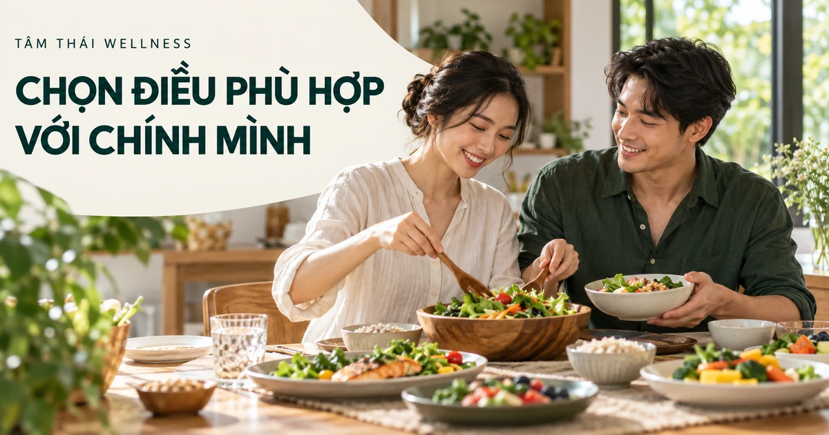 Hai người cùng chuẩn bị bữa ăn gia đình – minh họa AI