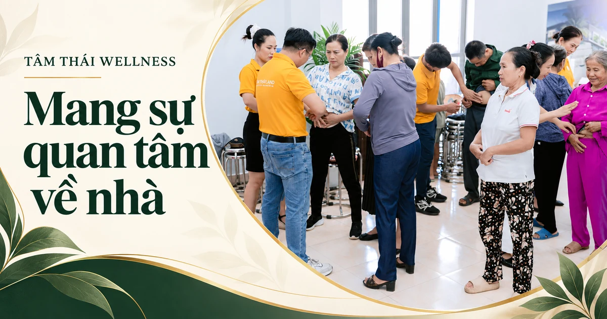 Thiết kế từ khoảnh khắc cộng đồng, gợi nhắc việc tiếp nối sự quan tâm trong đời sống.
